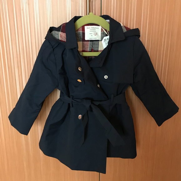 baby girl trench coat